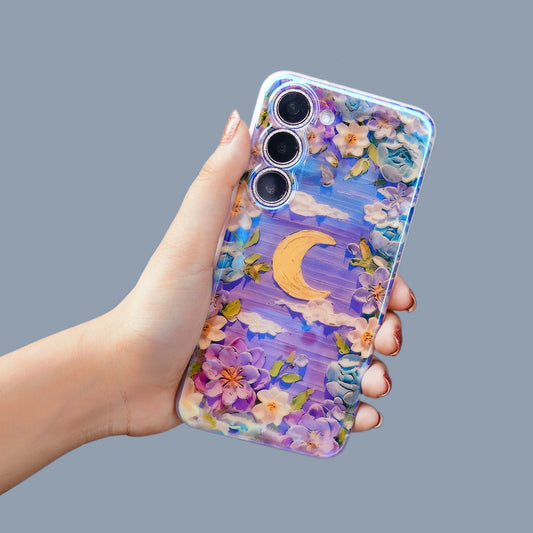 Galaxy S Series - Vintage Floral Charm Case