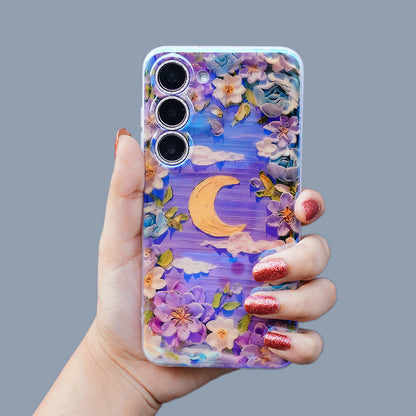 Galaxy S Series - Vintage Floral Charm Case