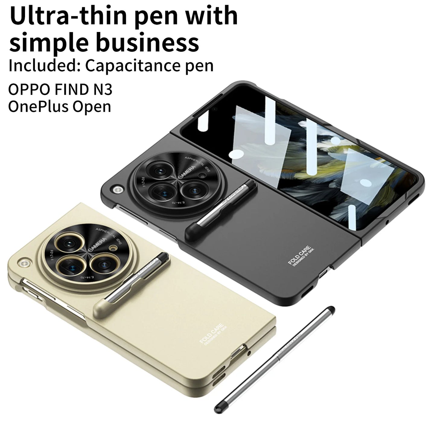 OnePlus Open Ultra-Thin Matte Phone Case (With Pen)