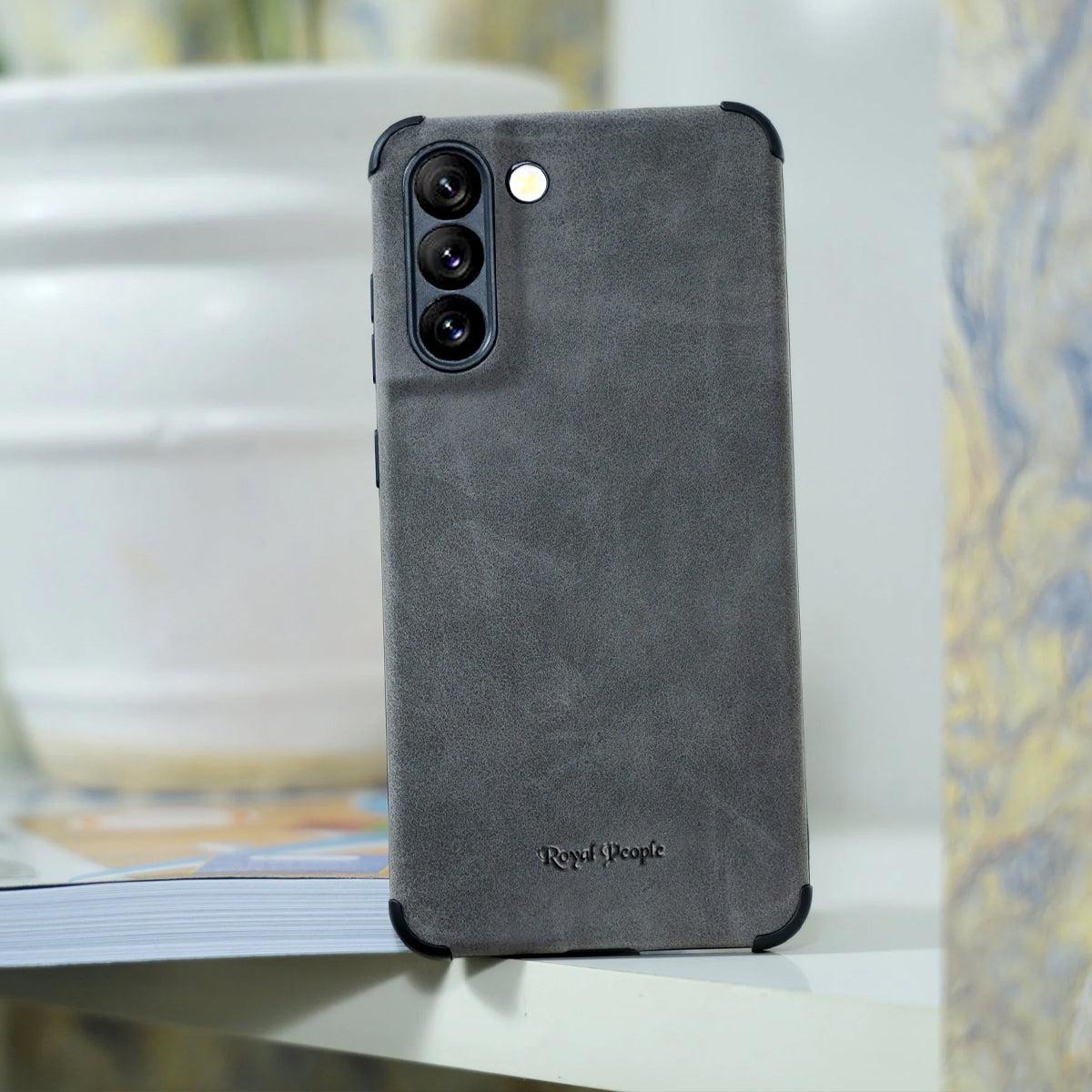 Galaxy S Series - Suede Texture Camera Protection Case