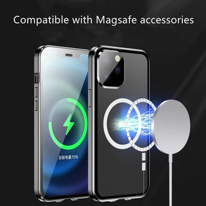 iPhone Series- Double Sided Magnetic Metal Magsafe Frame Case