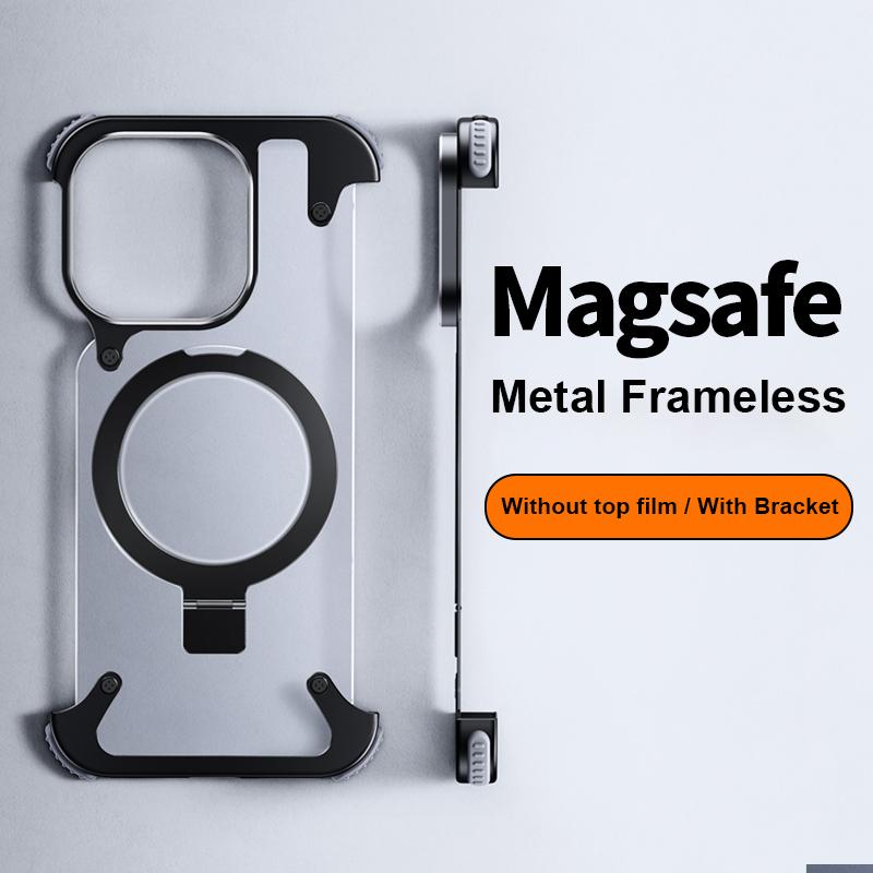 iPhone Series - Rimless Aluminium Magnetic Case