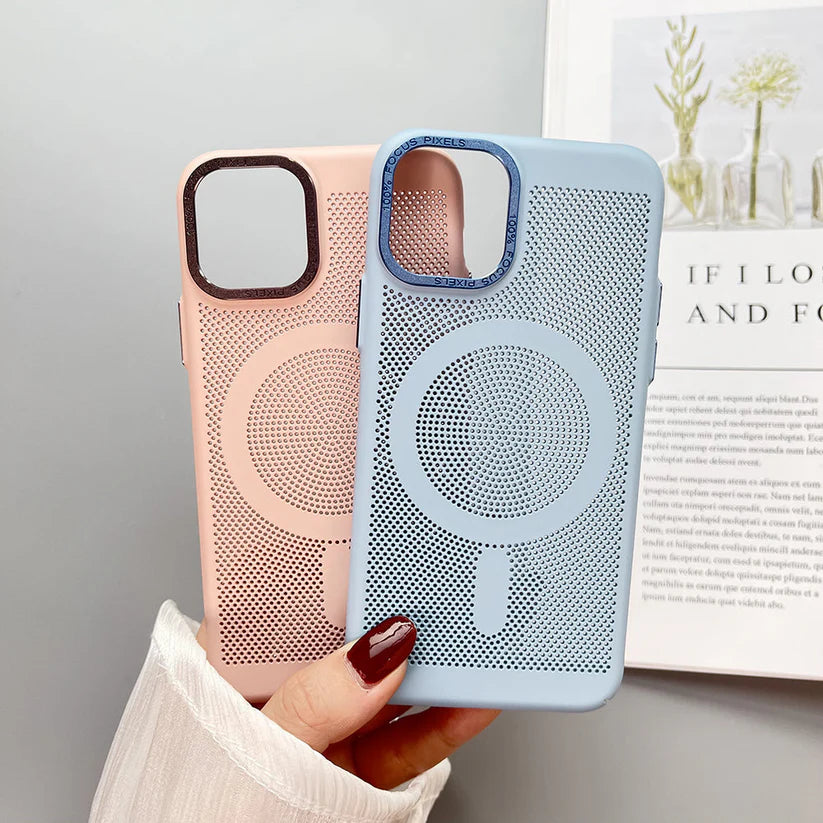 iPhone 15 Series - Breathable Mesh Magsafe Case