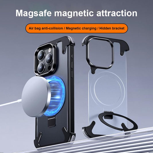 iPhone Series - Rimless Aluminium Magnetic Case