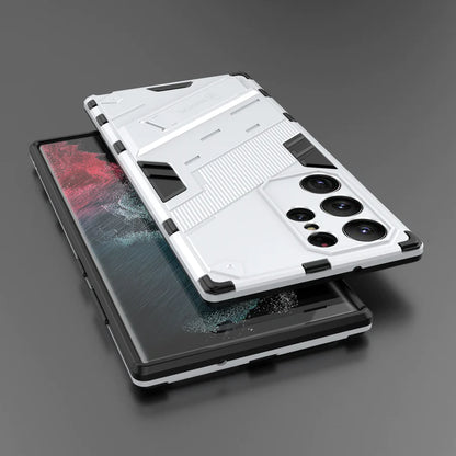 Galaxy S Series - Elegant Hard Armor Invisible Bracket Phone Case