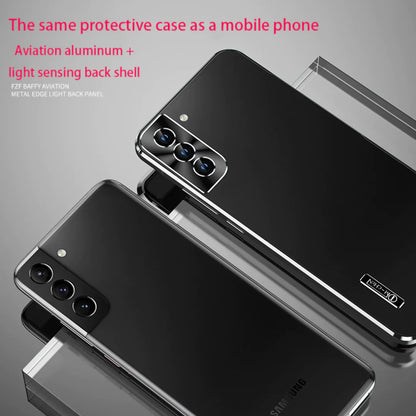 Galaxy S24 Plus- Luxury Metal Straight Edge Case