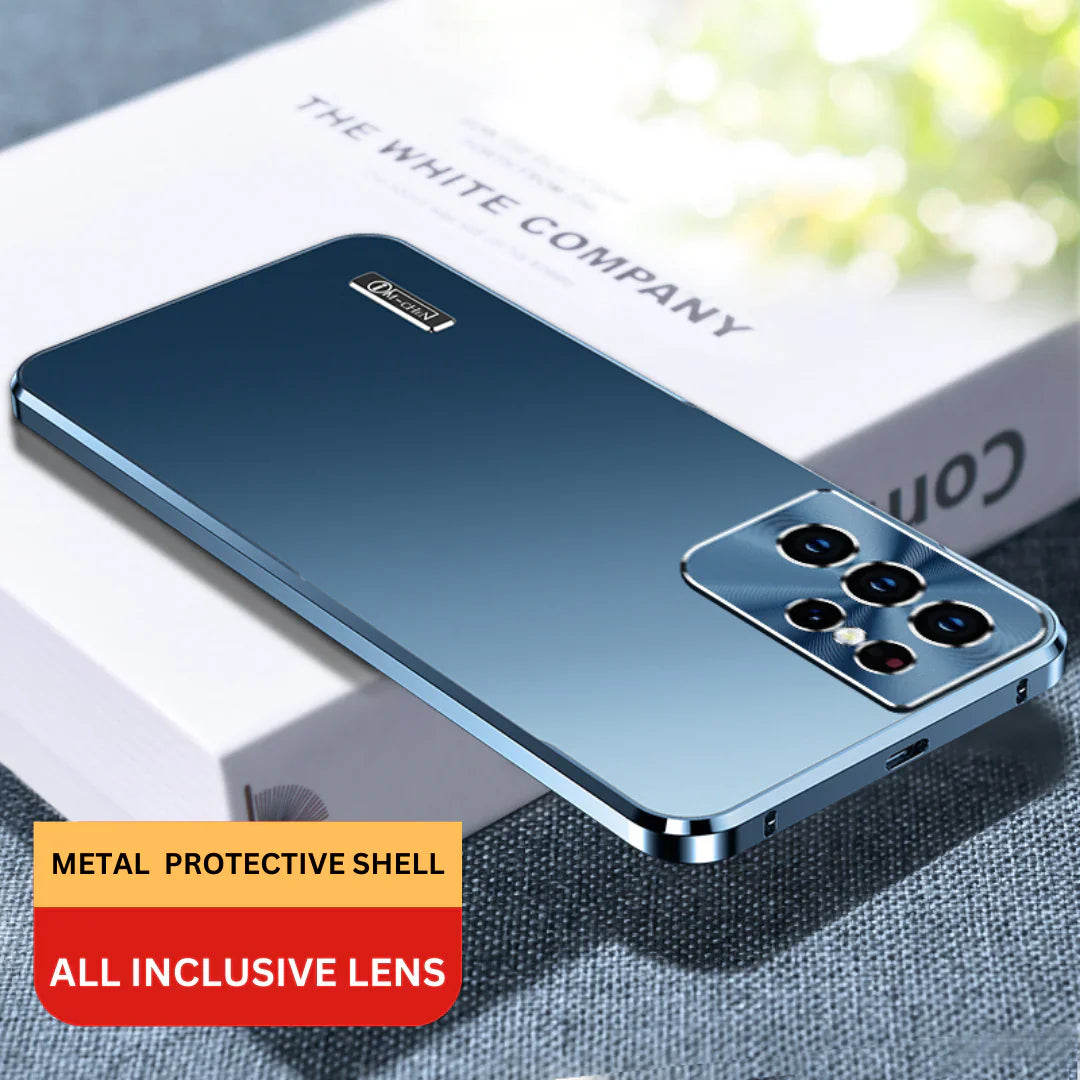 Galaxy S22 Ultra - Luxury Metal Straight Edge Case
