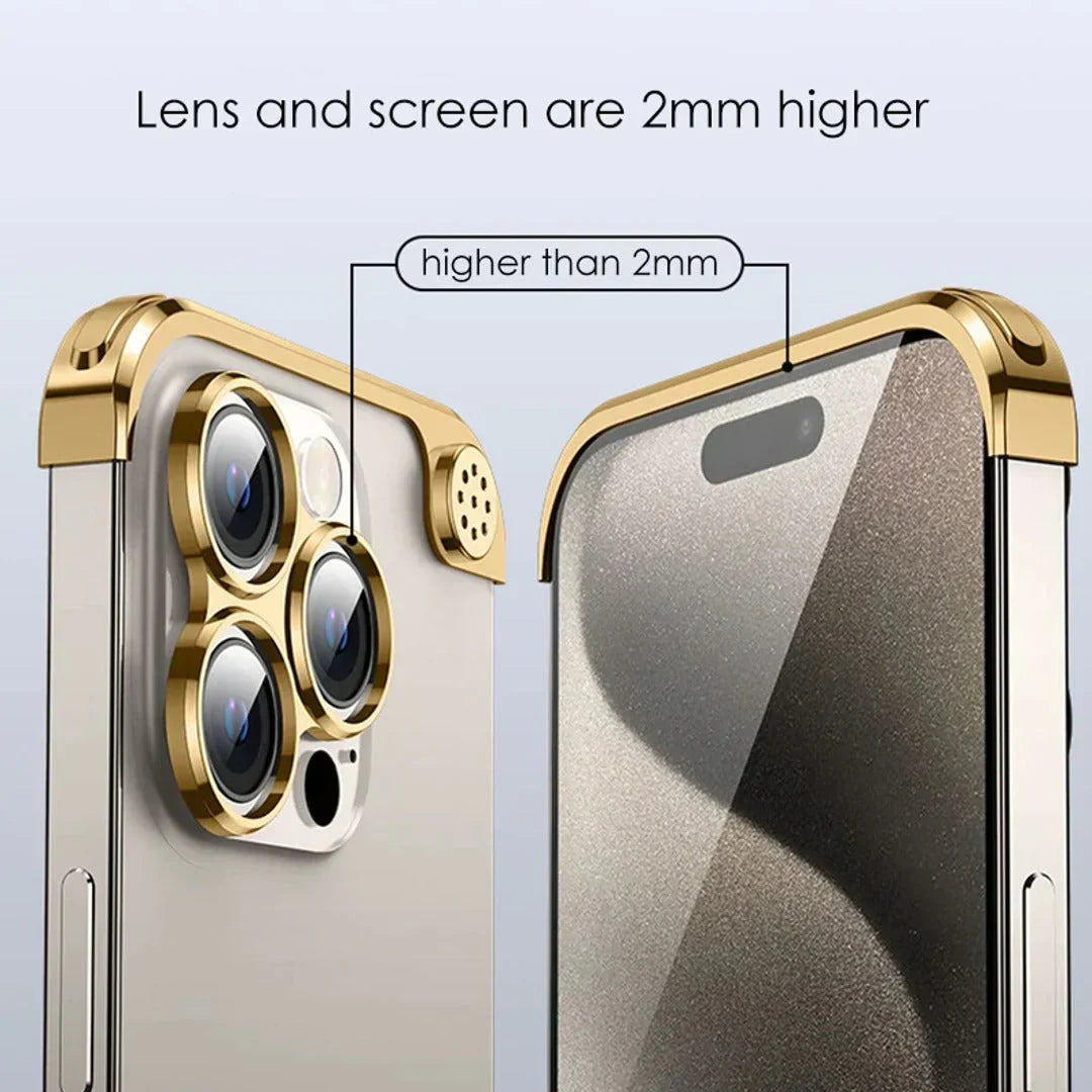 iPhone 15 Plus - Premium Metal Bumper Case
