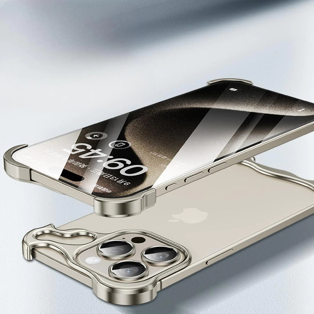 iPhone - Titanium Frame Luxury Bumper Case