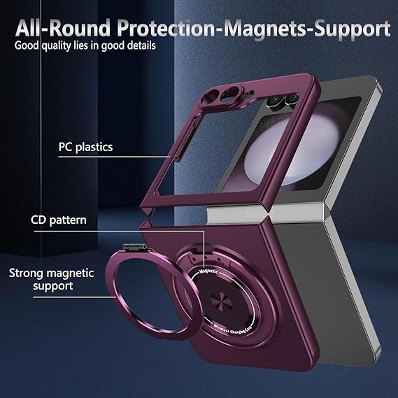 Galaxy Z Flip6 Royal Ascend Magnetic Stand Case