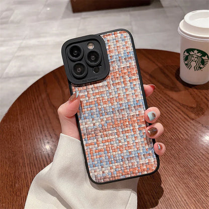 iPhone 14 Pro -  Woven Pattern Phone Case