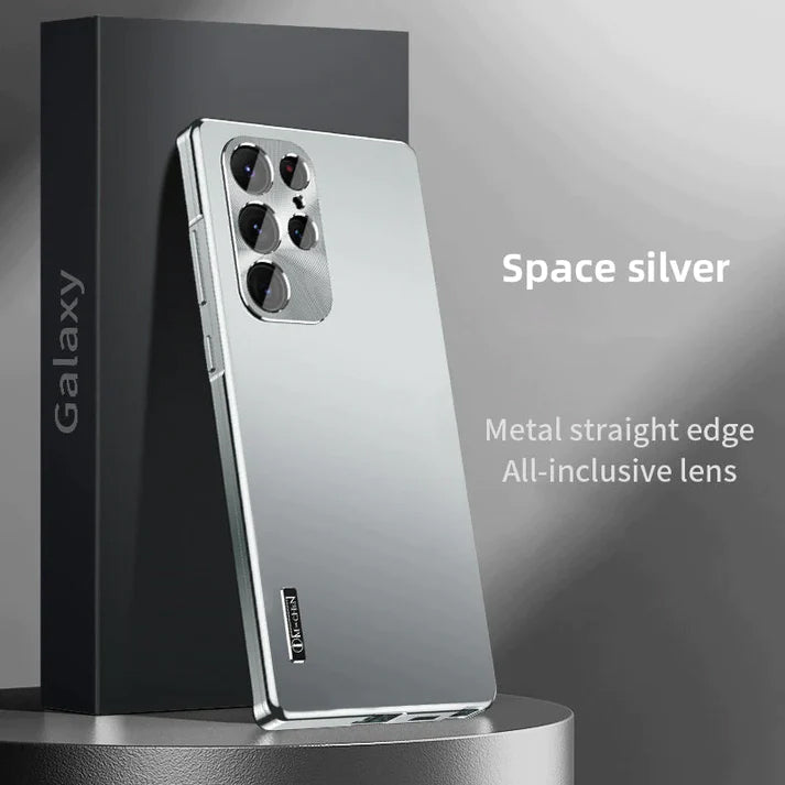 Galaxy S22 Ultra - Luxury Metal Straight Edge Case