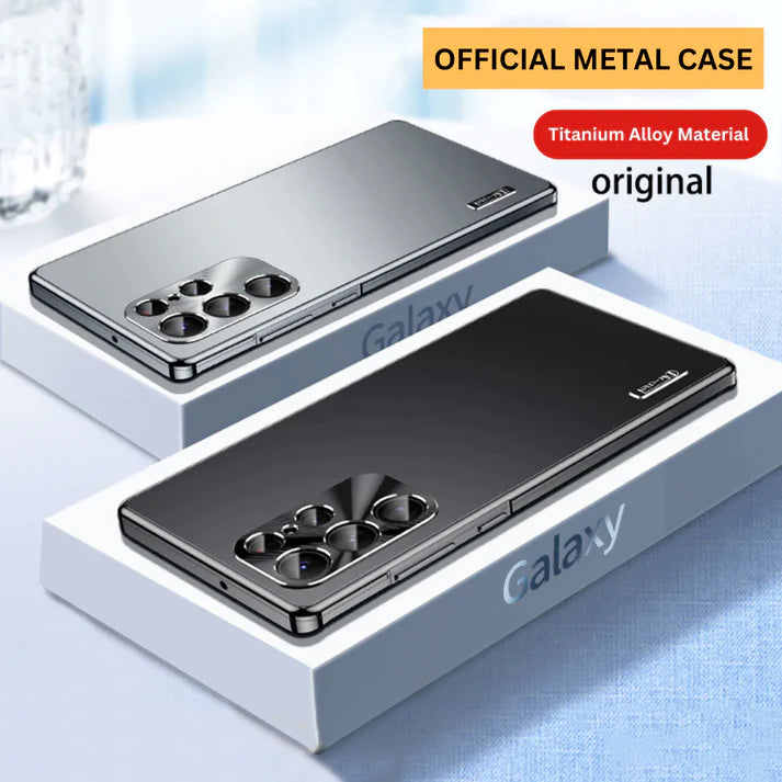 Galaxy - Luxury Metal Straight Edge Case
