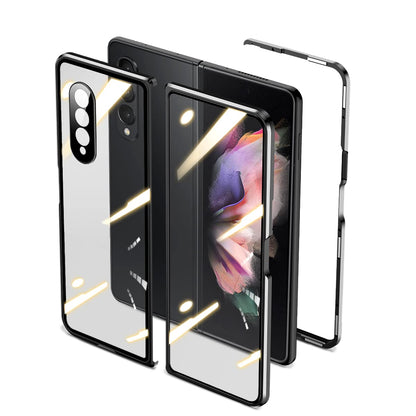 Galaxy Z Series - Double Sided Magnetic Metal Frame Case