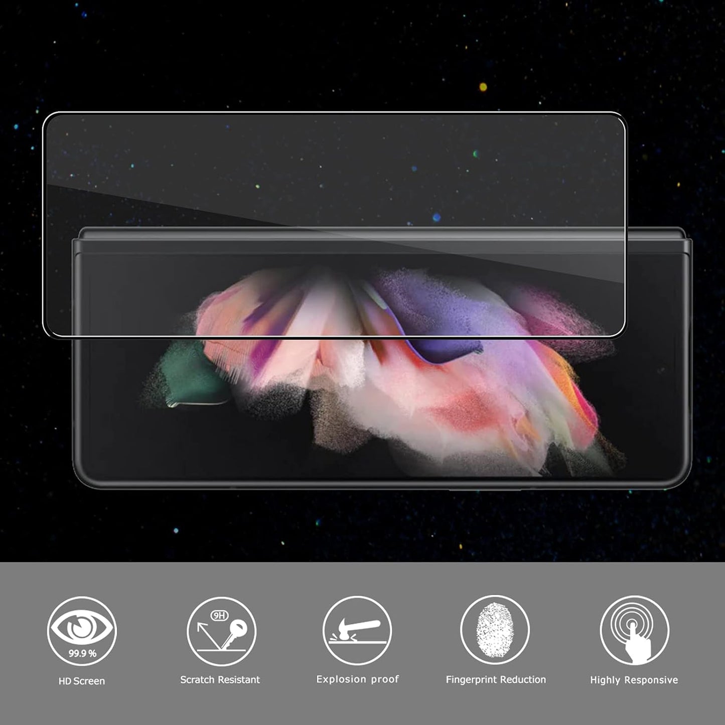 Galaxy Z Fold4 Tempered Glass