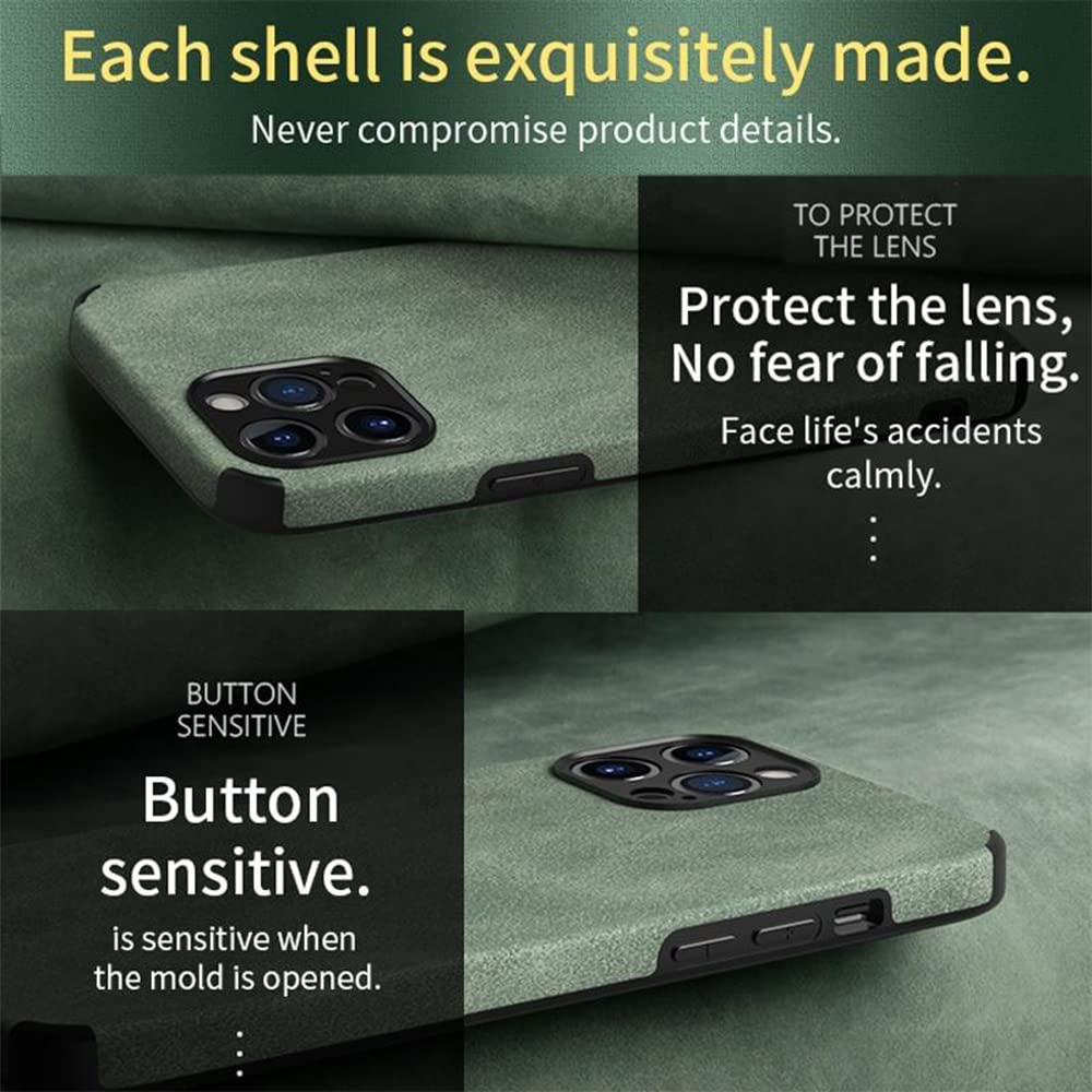 iPhone - Suede Texture Camera Protection Case