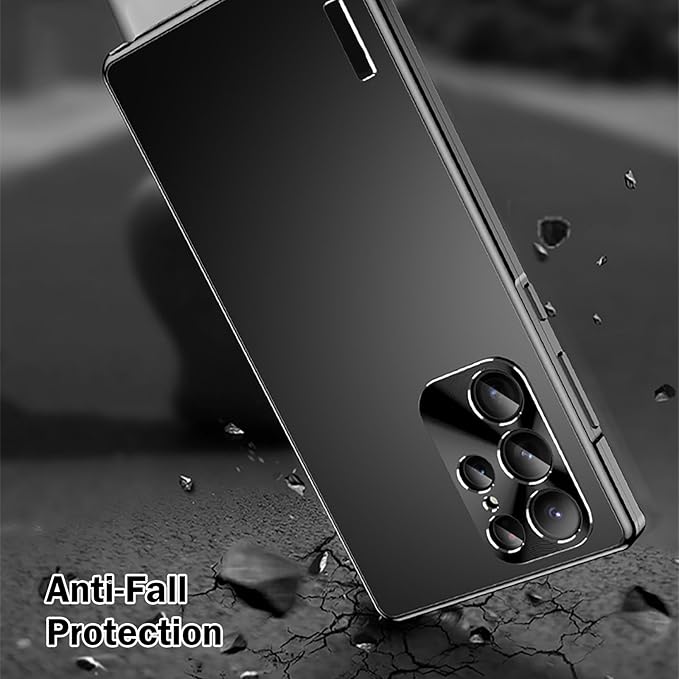 Galaxy S Series- Luxury Metal Straight Edge Case