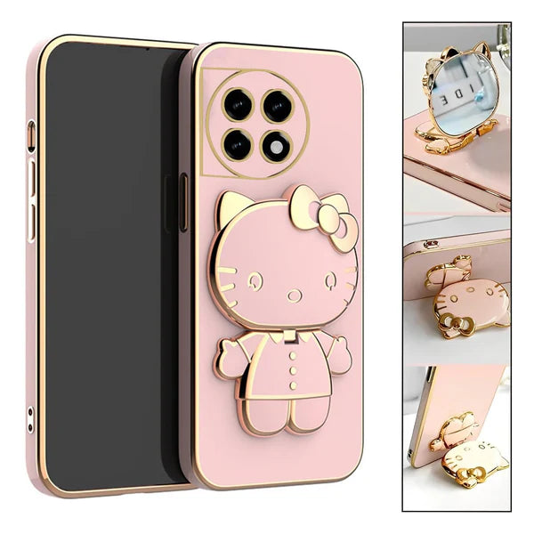 OnePlus Series - Mirror Kitty Stand Case