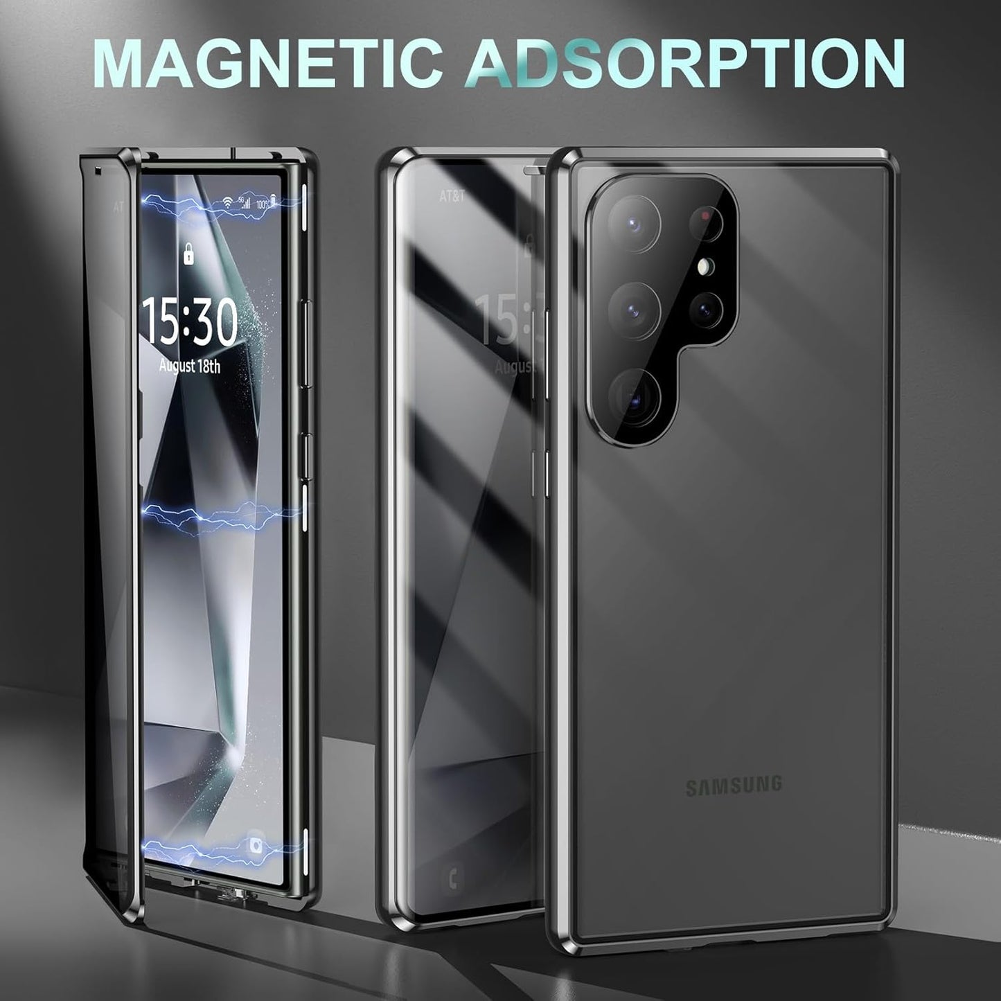 Galaxy S Series - Double Sided Magnetic Metal Frame Case