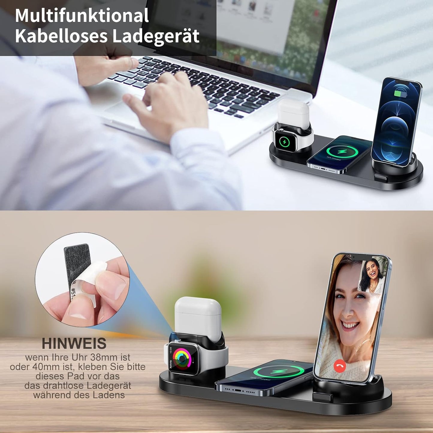 6 In 1 Multifunctional Wireless Charger