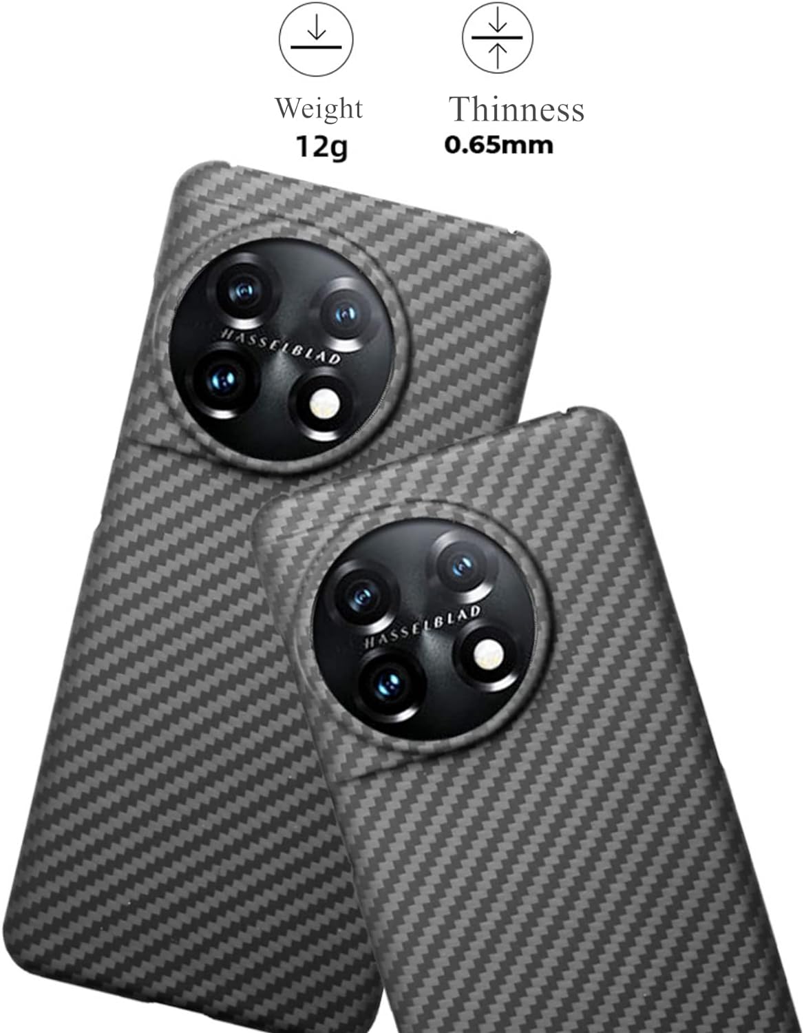 OnePlus 12 - Ultra Thin Carbon Fiber Texture Case