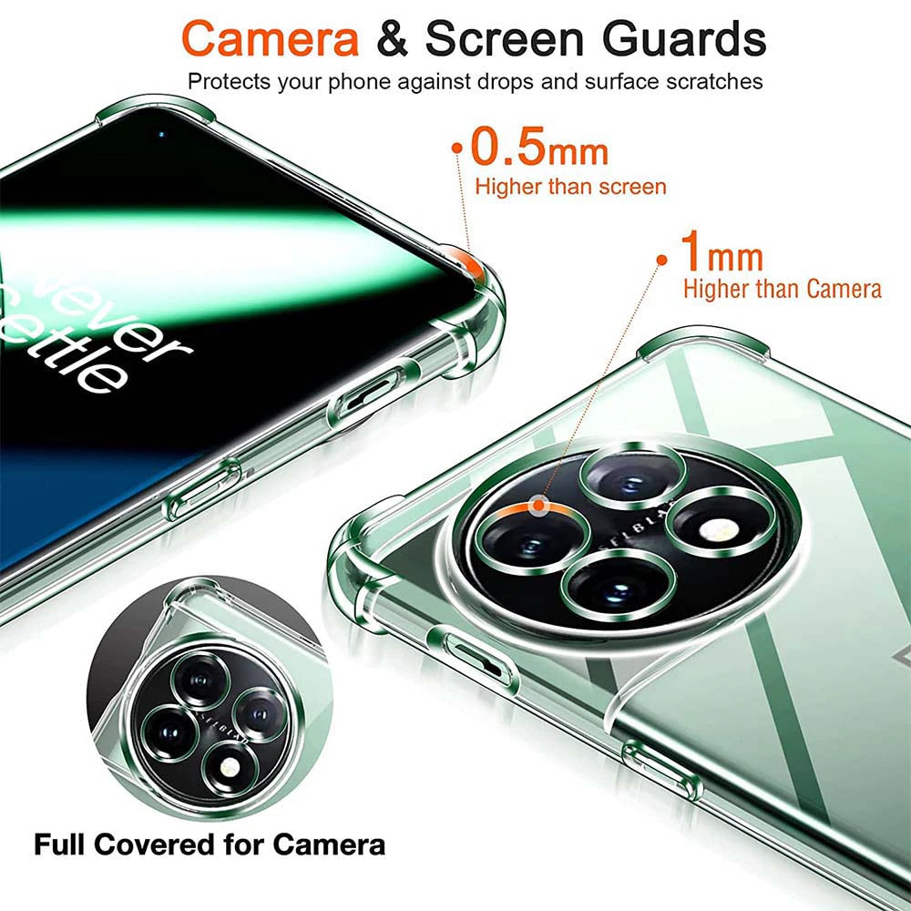OnePlus Series - TPU Transparent Phone Case