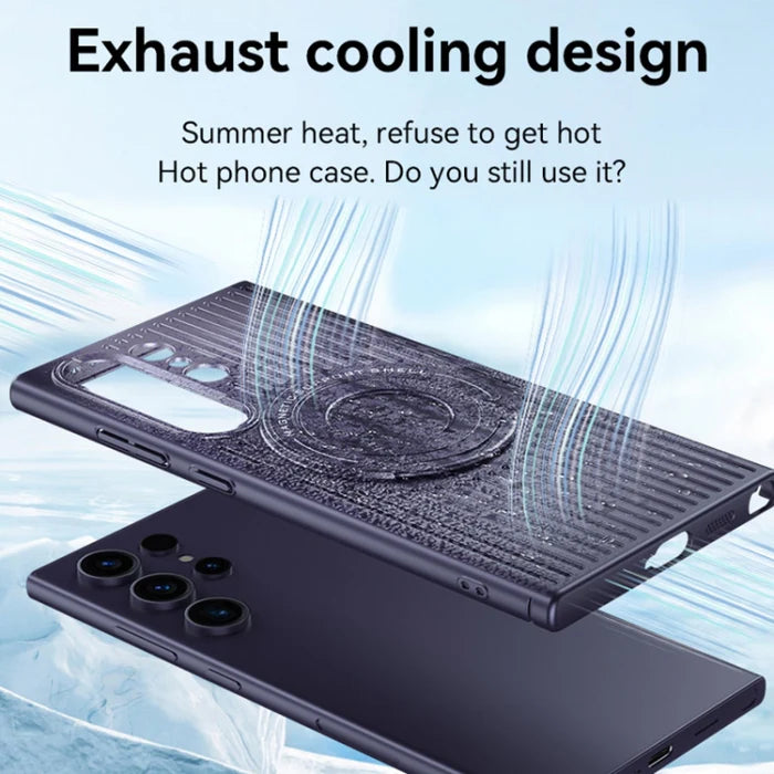 Galaxy S24 Series - Cooling Magnetic Invisible Bracket Case