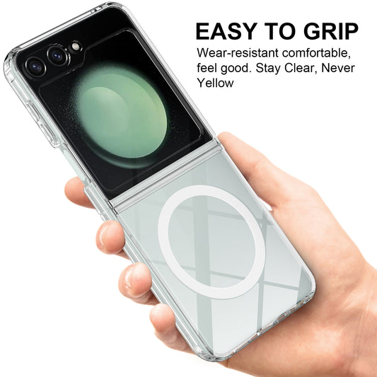 Galaxy Z Flip6 HD Transparent Magsafe Phone Case