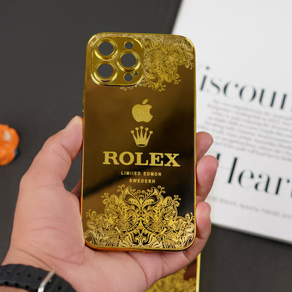 iPhone 16 Series - Luxe Camera Protective Gold Plated Case