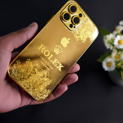 iPhone 16 Series - Luxe Camera Protective Gold Plated Case