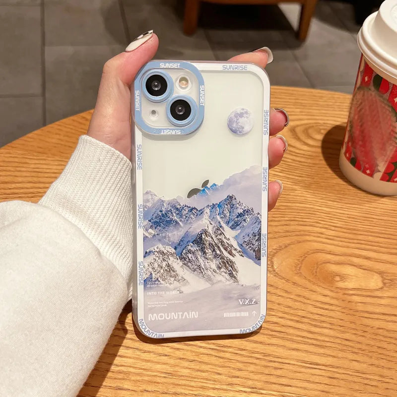 iPhone 13 Pro - Retro Snow Mountain Case