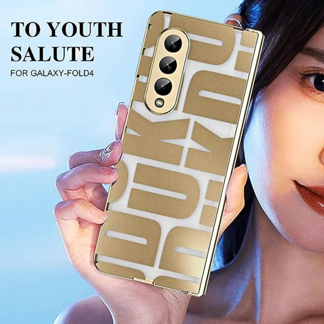Galaxy Z Fold4 - Luxury Plating Protective Case