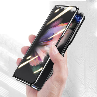 Galaxy Fold5 - Double Sided Magnetic Metal Frame Case