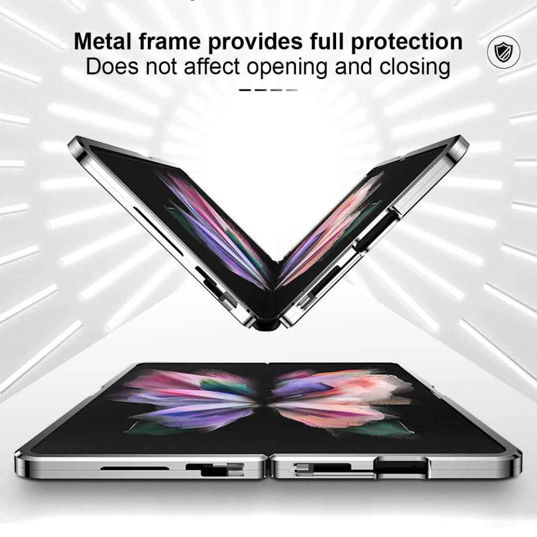 Galaxy Fold5 - Double Sided Magnetic Metal Frame Case