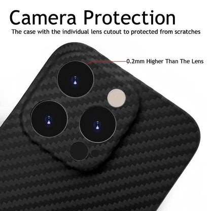 iPhone 14 Pro Max - Ultra Thin Carbon Fiber Texture Case