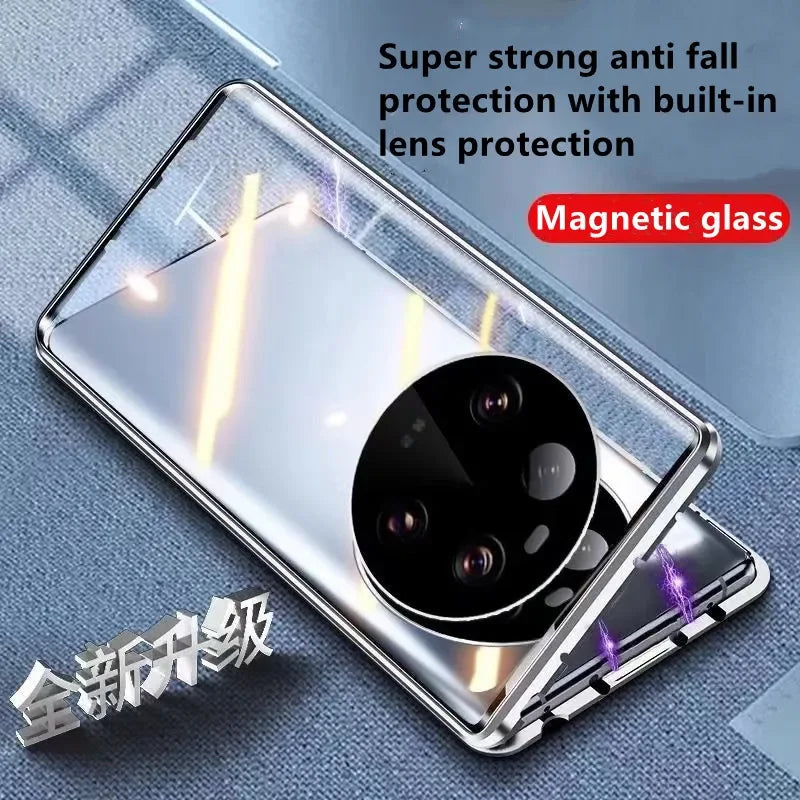 Xiaomi 14 Ultra - Double Sided Magnetic Metal Frame Case