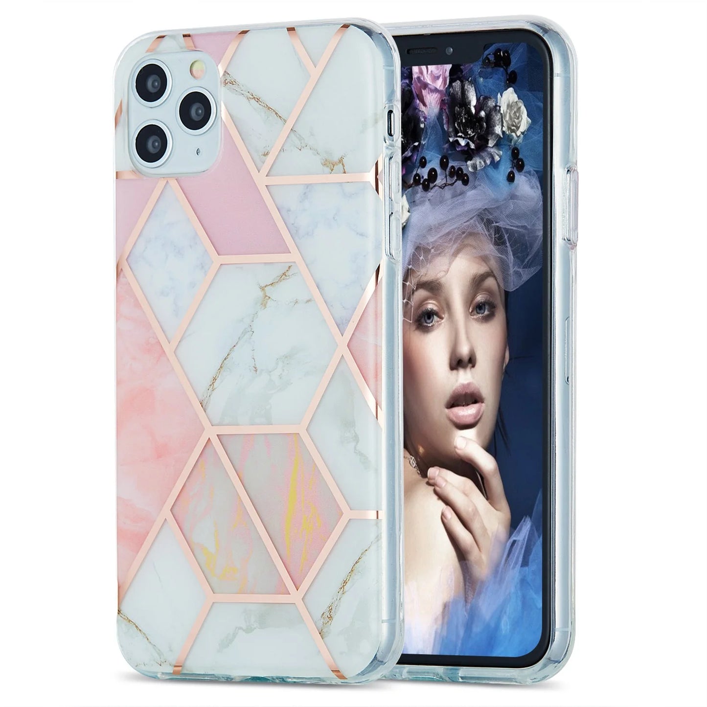 iPhone 14 - Electroplating Marble Case