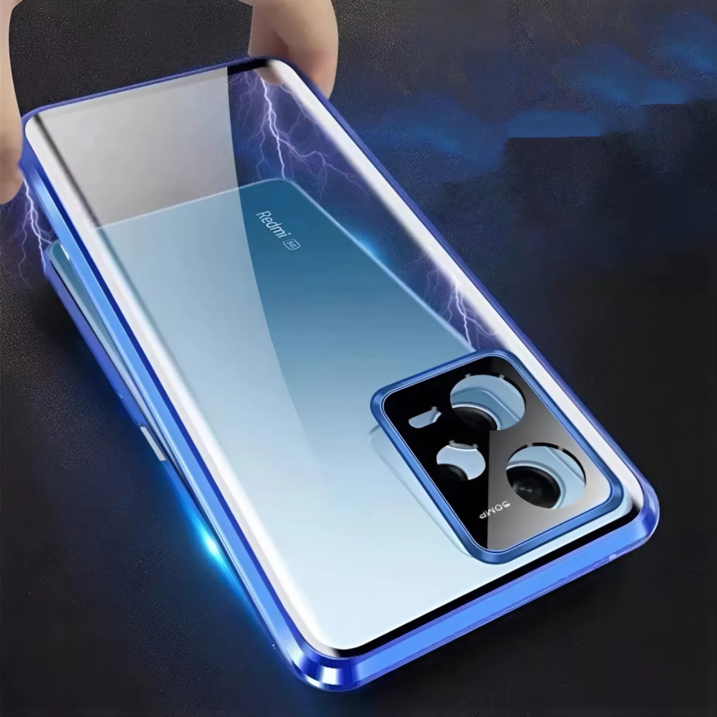 Redmi Note 12 Pro+ Double Sided Magnetic Metal Frame Case