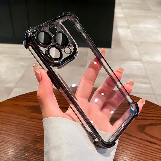 iPhone 15 Plus - Crystal Edge Transparent Bumper Case