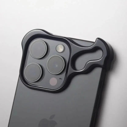 iPhone 14   - Titanium Frame Luxury Bumper Case