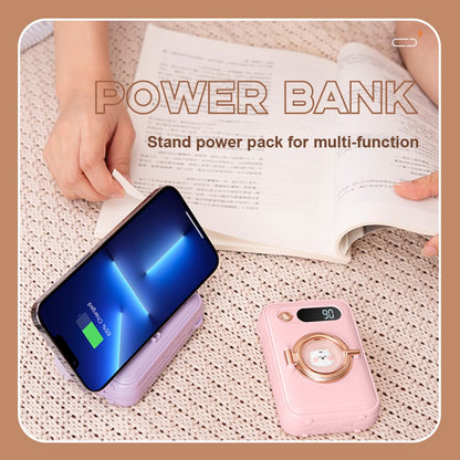 Powerbank with Digital Display & Mobile Phone Holder 5000mAh