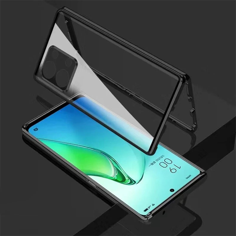 Redmi Note 13 Pro - Double Sided Magnetic Metal Frame Case