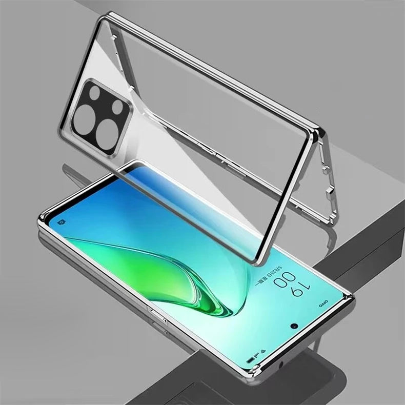 Redmi Note 13 Pro - Double Sided Magnetic Metal Frame Case