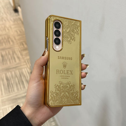 Galaxy Z Series - Luxe Camera Protective Gold Plated Case