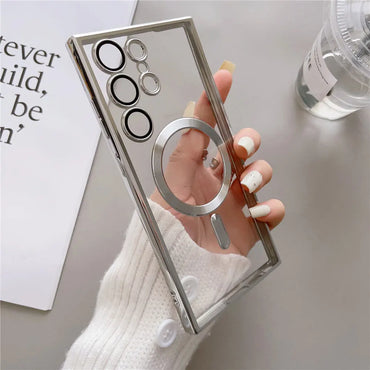 Galaxy S Series - Premium Transparent Flexible Magsafe  Case