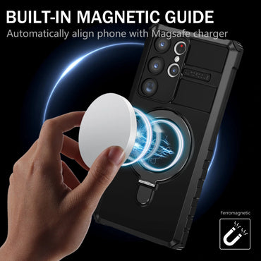 Galaxy S Series - Magnetic Armor Bracket Case