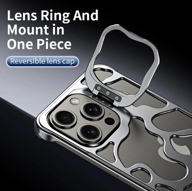 iPhone - Hollow Design Metallic Case
