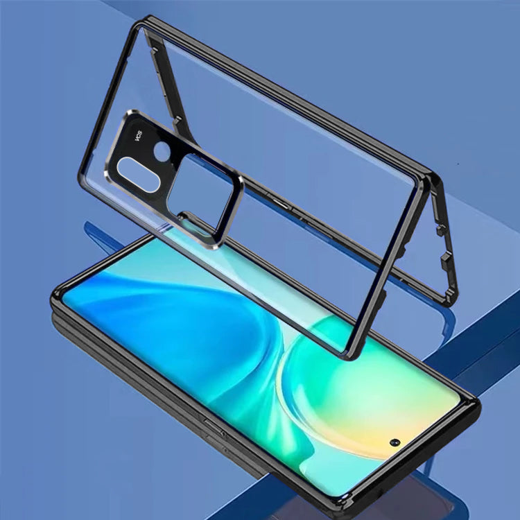 Vivo V30 Pro - Double Sided Magnetic Metal Frame Case