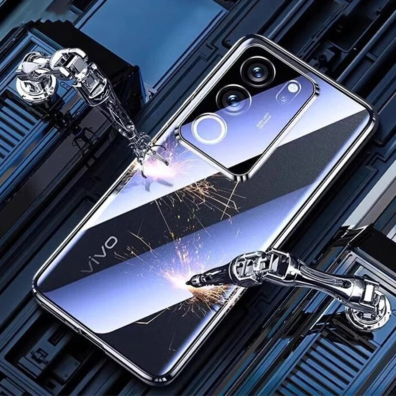 Vivo V29 Pro - Double Sided Magnetic Metal Frame Case