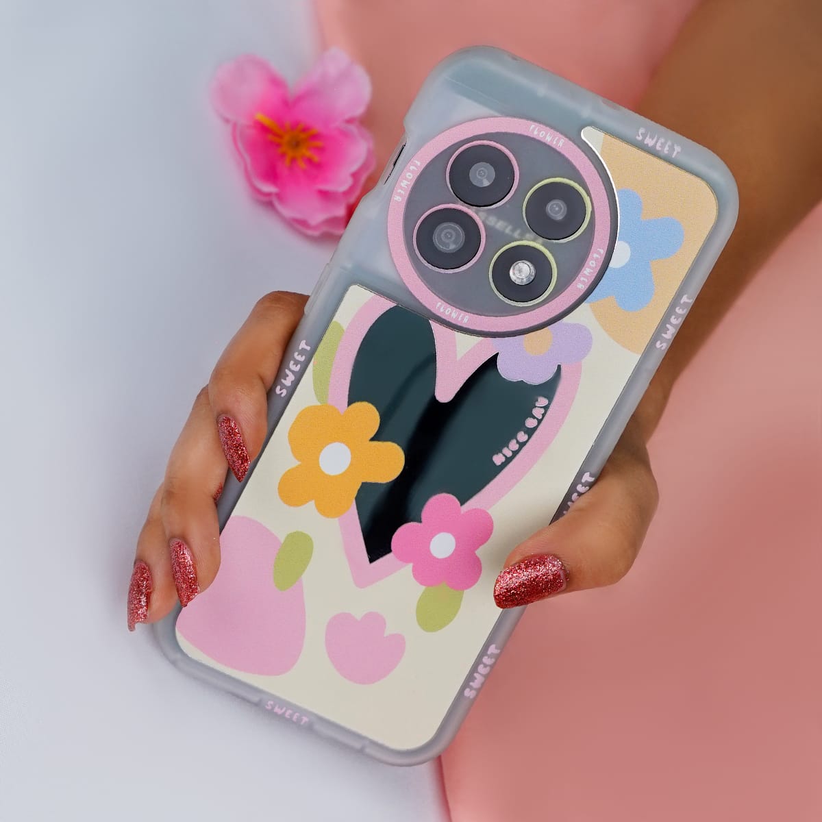 OnePlus - Sweet Heart Floral Case